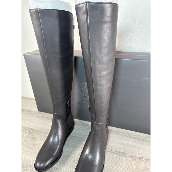 Vince Camuto VC-Pauletta Soft Calf- Gray Women's Riding Boots Size 8M- NIB - Picture 4 of 7